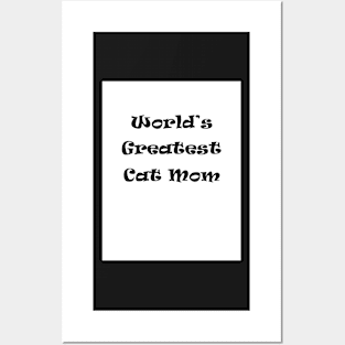 World's Greatest Cat Mom Posters and Art